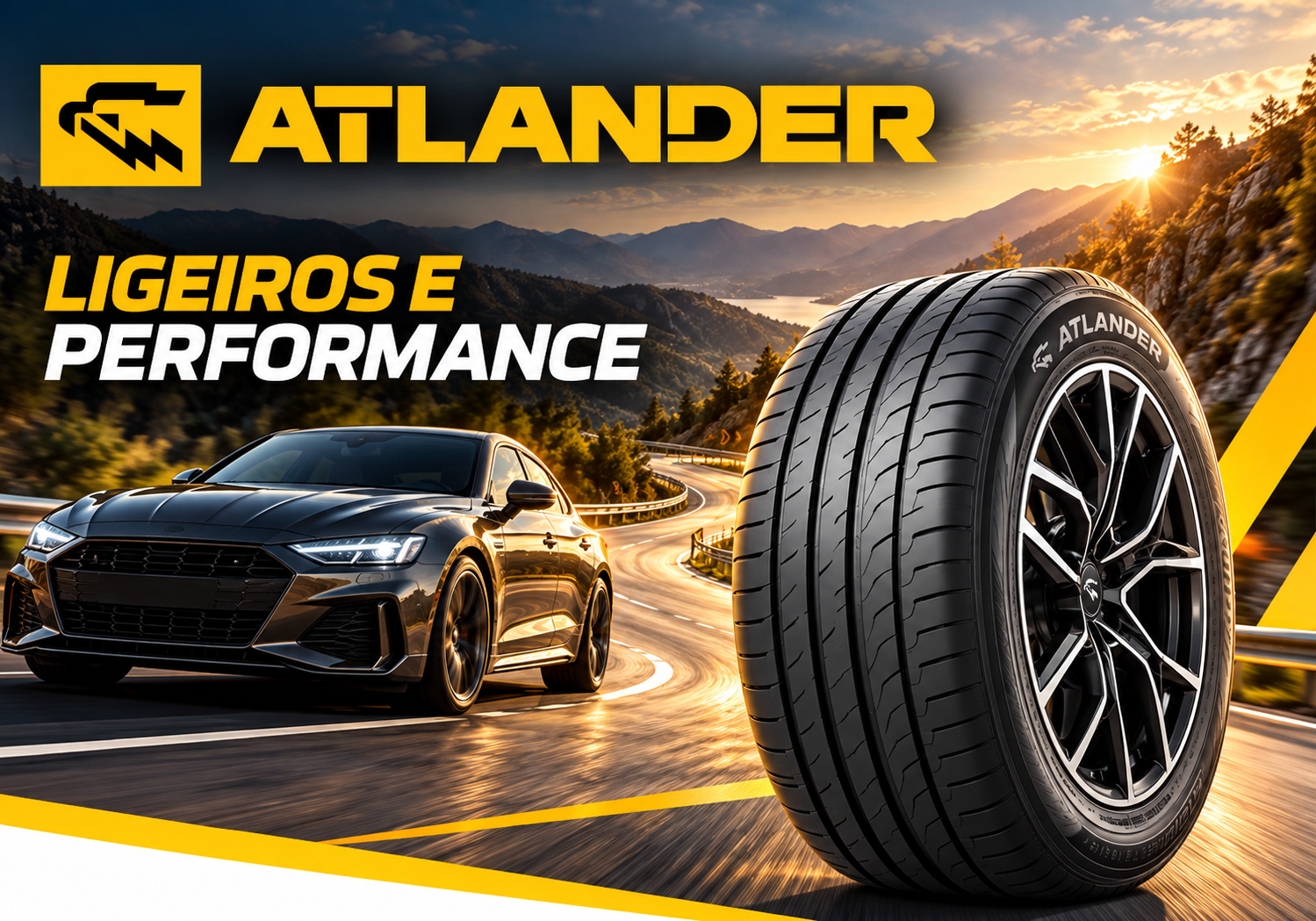 Ligeiros e performance — Atlander Tyre