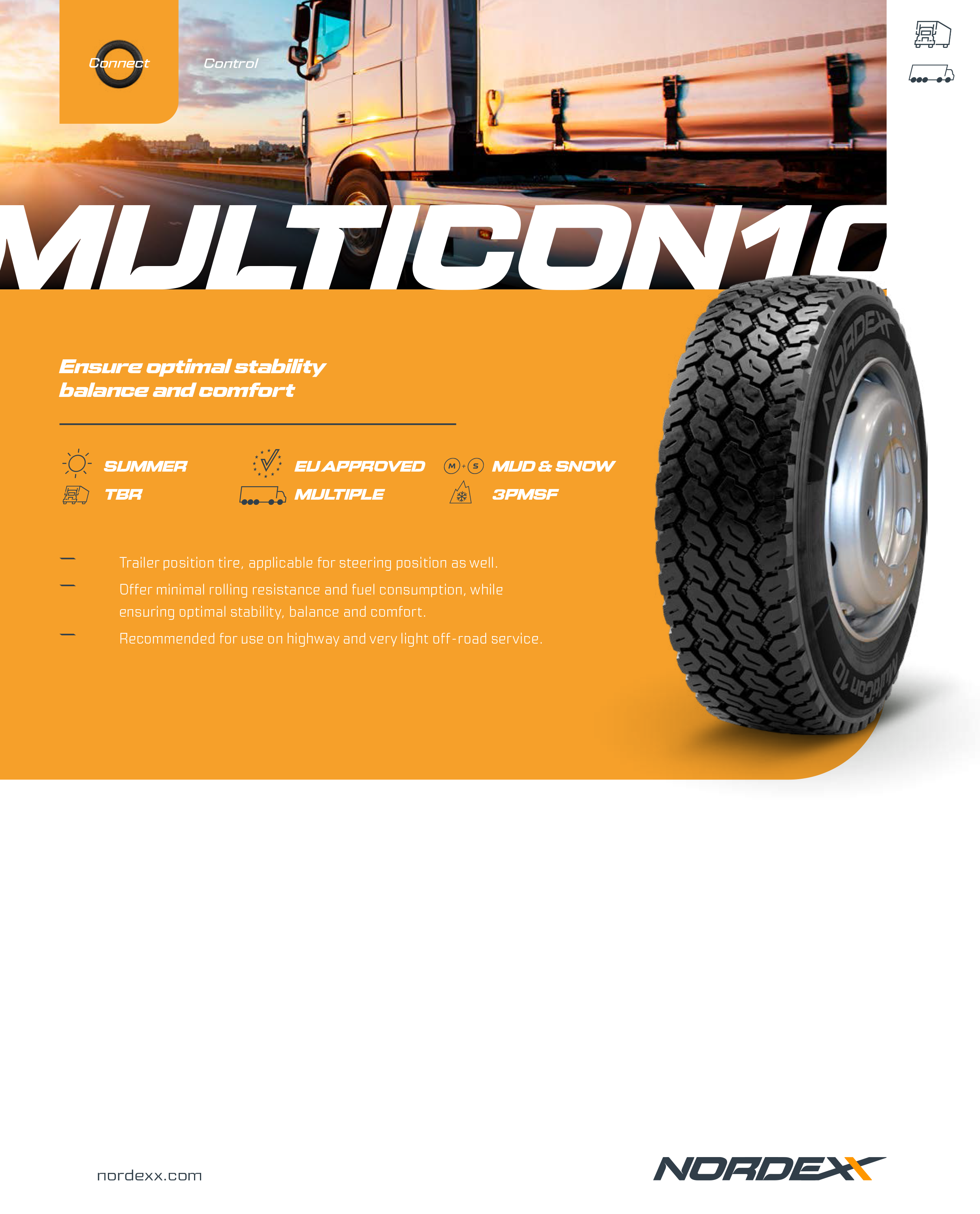 Capa do catálogo Brochura Multicon10