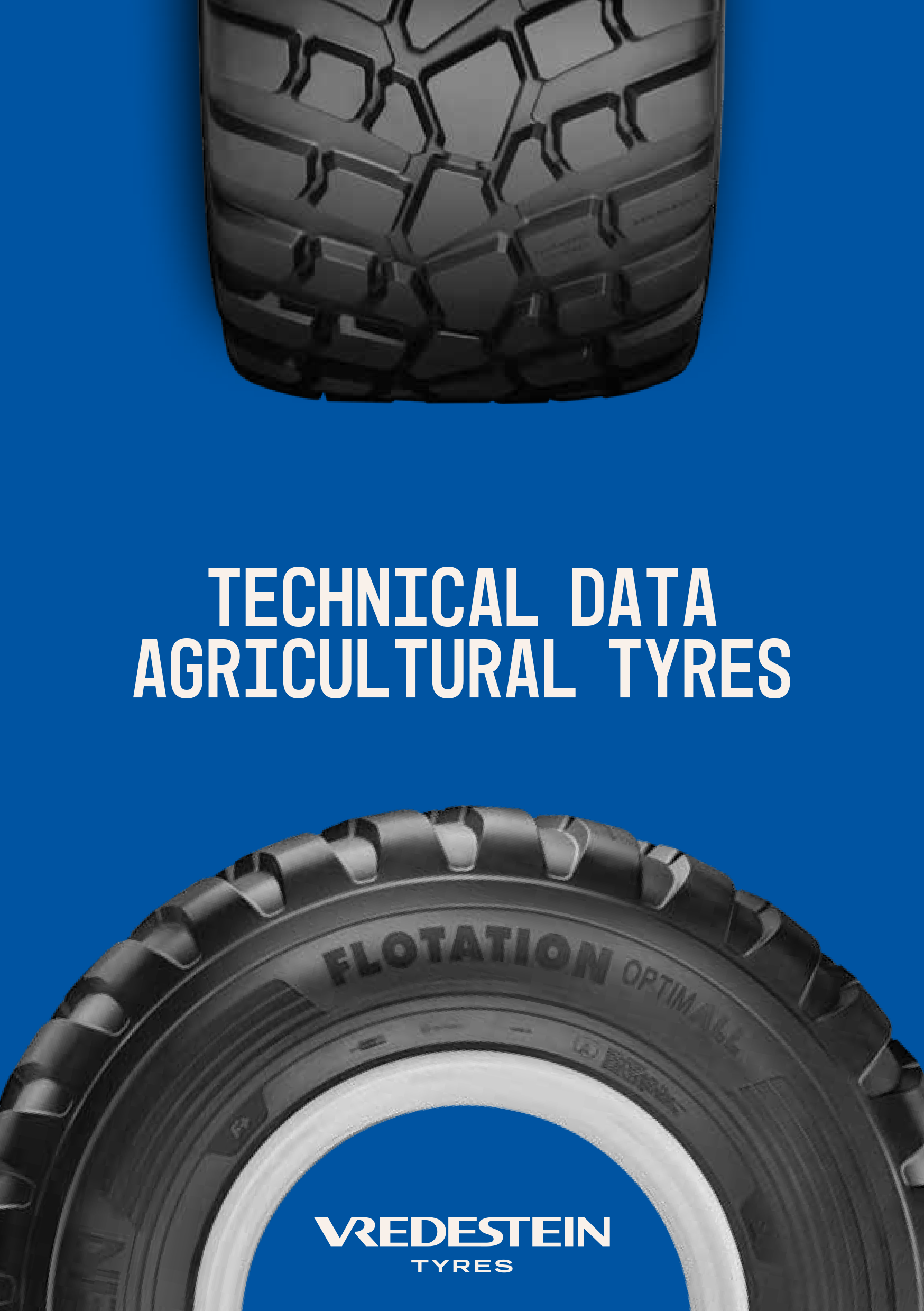 Capa do catálogo Technical Databook Agricultural Tyres